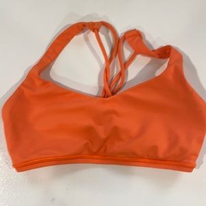 Lulu lemon orange sports bra
